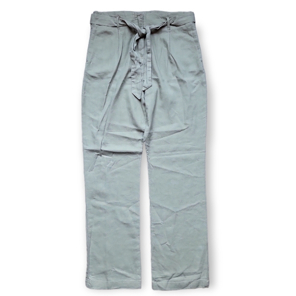 Revamped Linen Blend Relaxed Casual Pants size XL - Olive Green
